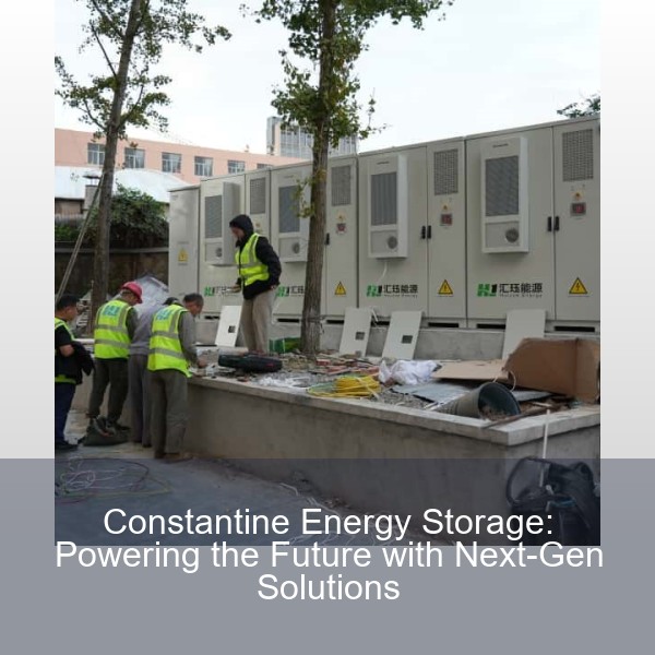 Constantine Energy Storage: Powering the Future with Next-Gen Solutions
